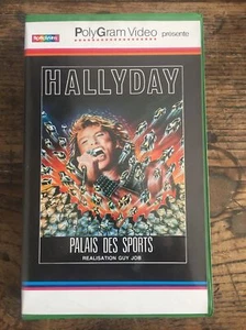 HALLYDAY … PALAIS DES SPORTS 1982 … SPECTRUM POLYGRAM VIDÉO … VHS - Imagen 1 de 6