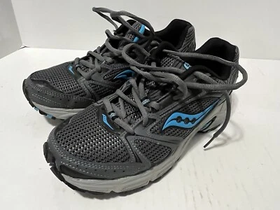 Saucony Grid Oasis 2 Women’s Running Shoes Size 8.5 15210-1 Grey & Blue EUC - Image 1 of 4