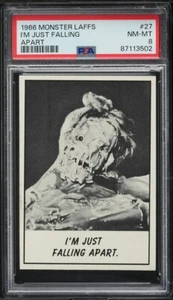 1966 Monster Laffs I'm Just Falling Apart #27 PSA 8 - Foto 1 di 2