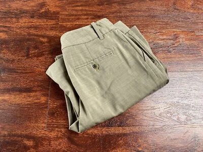 Pantalón GAP Elástico Tobillo Pierna Recta Beige Lana Vestido Pantalones Para Mujer Talla 4 Foto 1 de 4