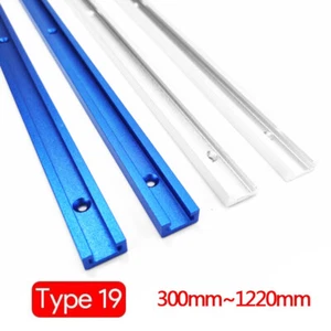 19 Type T Track Miter Slot Table Saw Gauge Aluminium Alloy Woodworking Tool - Picture 1 of 23