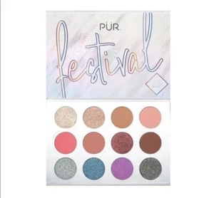 Pur Festival 2.0 Eyeshadow Palette 12-Piece Pressed Pigments New Broken Damaged - Picture 1 of 24