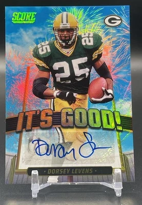 Fútbol americano Panini Score 2025 Dorsey Levens ¡Es bueno! Coche #IGG-DLS Foto 1 de 2