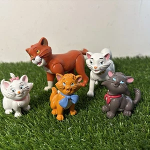 Disney Aristocats Duchess Thomas O’Malley Set Cat Figures Vintage Articulated - Picture 1 of 17
