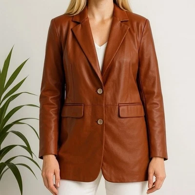 Chaqueta para mujer Juicy Couture talla pequeña boho folclórica larga forrada abrigo marrón Y2K 3 Foto 1 de 4