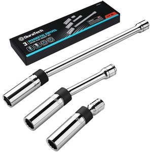 Luxurious 3PCS Swivel Magnetic Spark Plug Socket Set - Cr-V Steel, 3/8" Drive - Bild 1 von 10