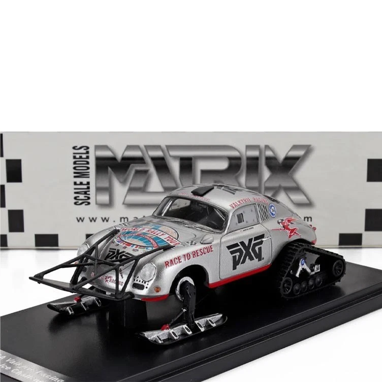 1956 PORSCHE 356A VALKYRIE RACING 2021 ANTARTICA ICE CHALLENGE PRATA ESCALA 1:43 - Imagem 1 de 4