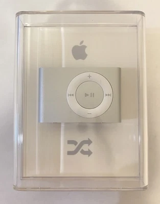 Sealed New In Box Apple iPod shuffle 2nd Generation Silver (1 GB) - Image 1 of 4