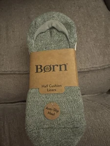 Born Half Cushion Pillow Plush Liners Socks 6 Pack Size 6-12 - Picture 1 of 3
