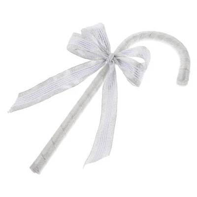  Canne De Décoration De Noël Canne Avec Ornements D'arc Canne De Marche Prop - Image 1 of 4