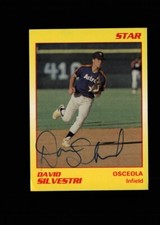 David Silvestri Osceola Astros 1990 Star authentic autographed card
