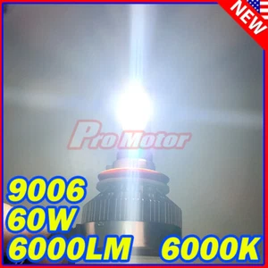 9006 HB4 Error Free CREE COB 60W 6000 LM High Power Low Beam LED Headlight Bulbs - Picture 1 of 2