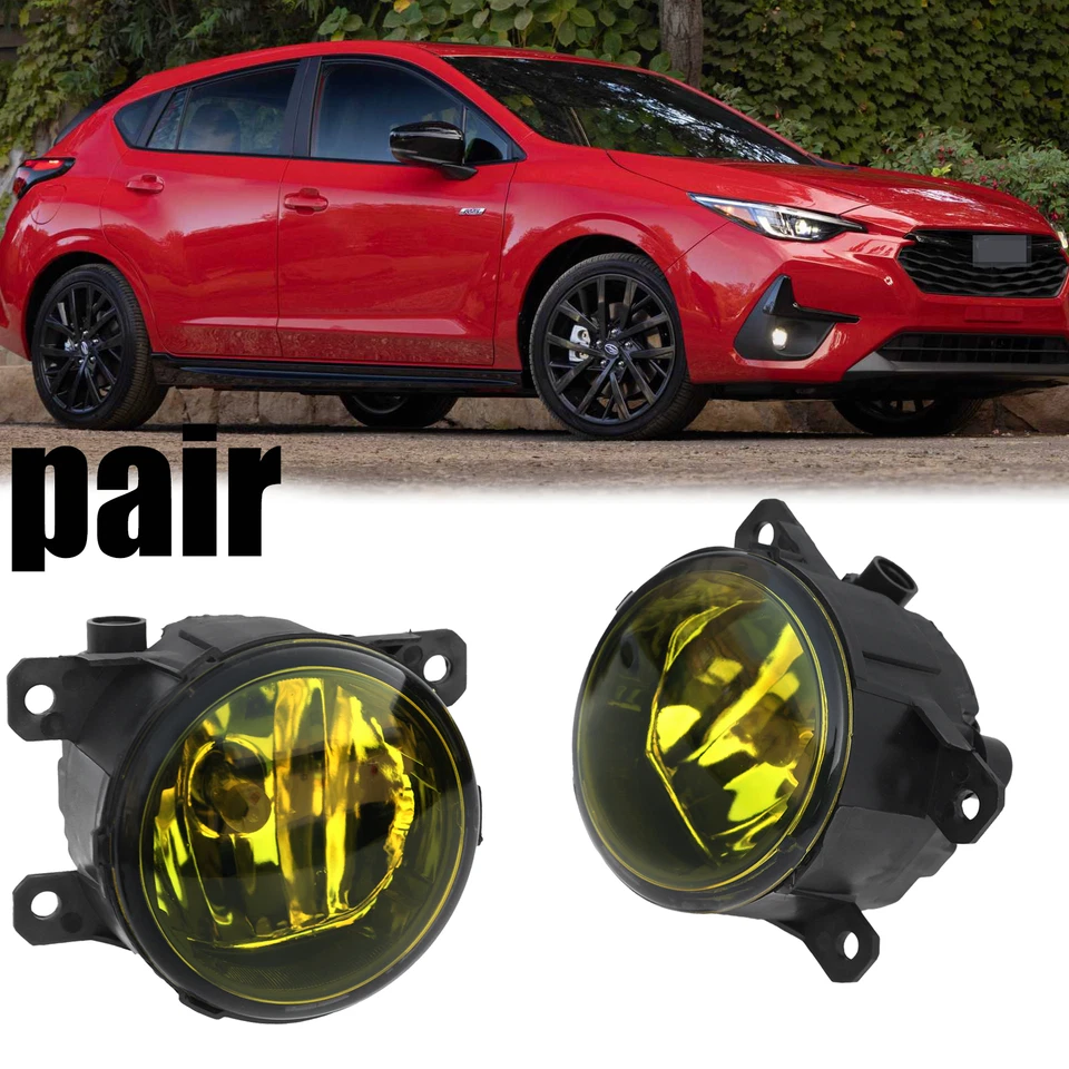 Parachoques delantero amarillo lente antiniebla izquierda+derecha para Subaru Impreza XV Crosstrek 12-2015 Foto 1 de 4