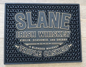 Slane Irish Whiskey Rubber Bar Mat from O'Neils Irish Pub Central Albuquerque NM - Picture 1 of 4