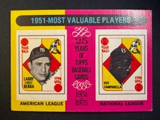 Vintage Baseball Super Stars "Pick a Card" (Aaron through Bunning)