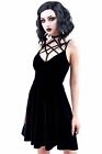 Killstar Magica Pentagram Harness Gothic Witch Skater Velvet Dress KSRA000883