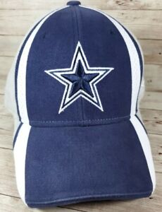 Vintage Dallas Cowboys Reebok NFL Equipment Flex Fit L/XL Cap Big Star Logo Hat 