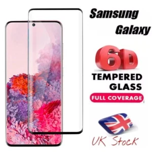 6D Glass For Samsung Galaxy S10/S10E/S20/S21/S22/S23/S24 S25 Full Coverge - Picture 1 of 4