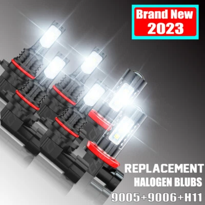 For Honda Odyssey 2005 2006 2007 2008 2009 2010 6X LED Headlight Hi/Lo+Fog Light - Image 1 of 4