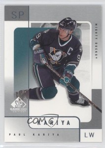 2000-01 SP Game Used Edition Paul Kariya #1 HOF