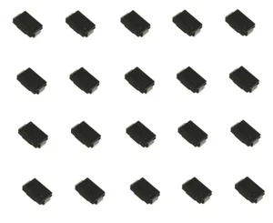 Paquete de 20 piezas de diodo de recuperación rápida SMD FR107 RS1M 1000V 1A SMA DO214AC Flyback - Imagen 1 de 10