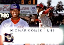 2019 Auburn Doubledays Choice #8 Niomar Gomez Guiria Venezuela VZ Baseball Card