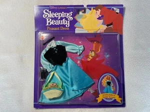 Vintage Mattel 1991 Disney Classics Sleeping Beauty Peasant Dress NEW ON CARD - Picture 1 of 5