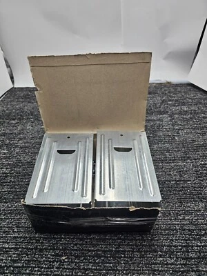 (QTY 2) Husky 1005 748 856 Metal Sawhorse Brackets 5.5" D x 4" W x 3.74" H - Image 1 of 4