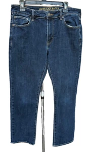 American Eagle Herren Original Straight Jeans 36x30 Blau Stretch Denim Active Flex - Bild 1 von 10