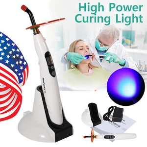 Lámpara de luz de curado dental LED inalámbrica blanqueamiento dental ajuste pájaro carpintero Bz - Imagen 1 de 13
