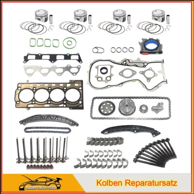 Timing Chain Kit Pistons Set Fit Audi VW Seat Skoda 1.4 TFSI CAVA CAVB CAXA CAXC - Image 1 of 4