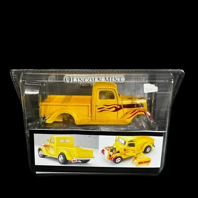 '37 Ford Pick Up Yellow Testors Hot Metal 1/24 Diecast Model New In Box - Image 1 of 4