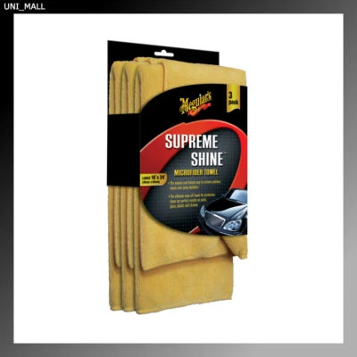 Toalhas de microfibra Meguiars novas X2020 Supreme Shine (pacote com 3) - Imagem 1 de 4