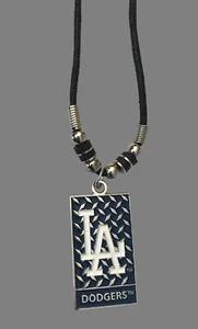 Los Angeles Dodgers Logo Metal Pendant Necklace - Picture 1 of 1