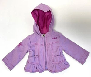 American Girl Doll Frosty Fun Purple Zip Jacket MyAG (A28-03) Only EUC - Picture 1 of 5