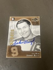 Johnny Bucyk Signed Autographed 2004-05 ITG Heroes And Prospects #159 Bruins NHL