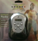 GPX Digital AM FM Radio with Sport Armband and Earbuds Black Silver USA Seller