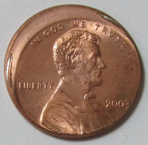 2003 LINCOLN MEMORIAL 1C 10% OFF-CENTER ERROR COIN MINT STATE Cover