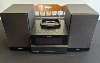 Sony CMT-BX20i Micro Hi-Fi Sistema de Estante Reproductor de CD Radio iPod Base con Altavoces  Foto 1 de 4