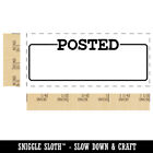 Posted Blank Box for Date Signature Bank Check Self-Inking Stamp Ink Stamper