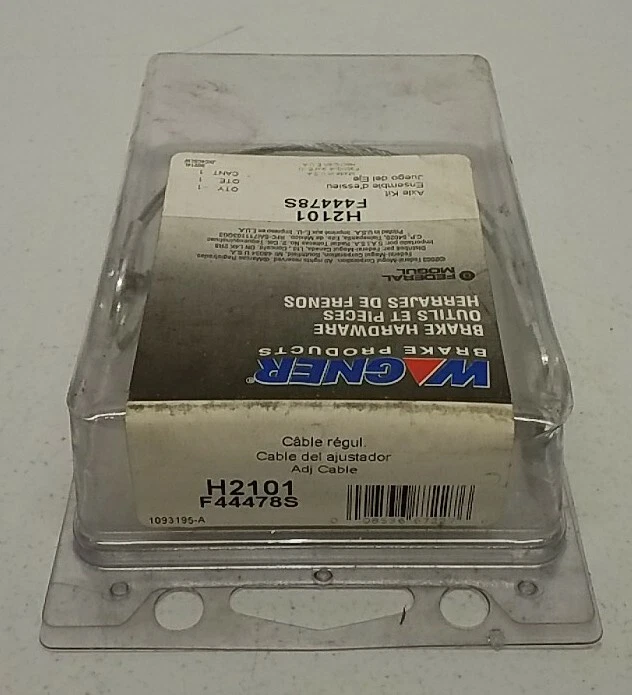 Cable autoajustador freno tambor trasero Wagner F44478S H2101 Wagner Foto 1 de 3