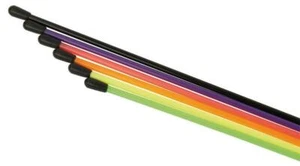 ROBITRONIC Antennenrohr 6 Stück (gelb, grün, violett, orange, rot, schwarz) - R16015 - Bild 1 von 1