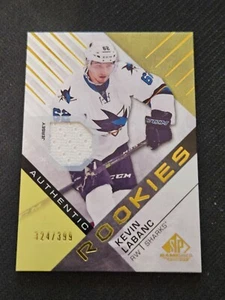 2016-17 UPPER DECK UD SP GAME USED KEVIN LABANC #146 #ed 324/399 ROOKIE JERSEY - Picture 1 of 2