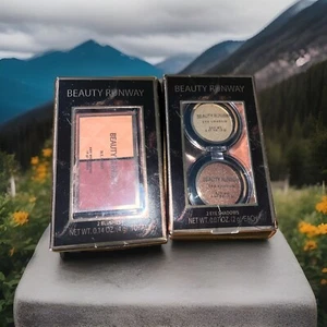 Brand New Lot Of Beauty Runway Blush Duo Peach/Plum - NEW Eye Shadow 6 Grams - Picture 1 of 24