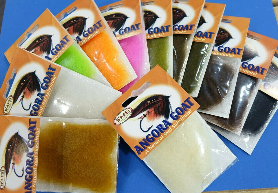 Angora Goat 12 Farben Auswahl Wapsi USA Natural Seal Substitute ANGORA GOAT DUB - Bild 1 von 1