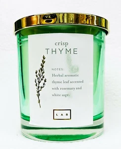 1 DW Home LAB CRISP THYME Hand Poured Large Candle 13.3 oz ea - Picture 1 of 2