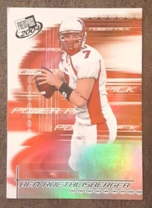 BEN ROETHLISBERGER RC 2004 Press Pass #47 Power Pick Rookie Foil Steelers. C1C - Foto 1 di 3