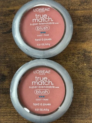 L'Oreal C5-6 Rosy Outlook True Match Super-Blendable Blush 0.21oz - 2 Pack - Image 1 of 3