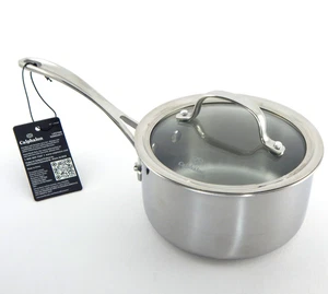 Calphalon Soßenpfanne 1,5 QT Edelstahl mit Glasdeckel 87012 - Bild 1 von 7