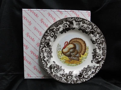 Spode Woodland Turkey Game Bird, England: New Dinner Plate (s), 10 1/2", Box - Image 1 of 4
